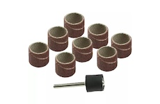 Dedra 08T601 Brusný pás 12,7 mm, K60, K120, sada 9 ks (8+1 trn 3,2 mm)
