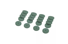 Dedra 08T602 Korundový brusný kotouč 20x2,0 mm, sada 20 ks