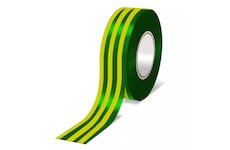 Dedra 12VTE1910 Elektrická izolační páska PVC žluto-zelená 19mmx10m