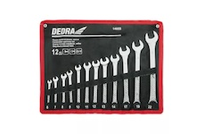 Dedra 1405S Klíč očkoplochý CrV, sada 12ks 6-14,17,19,22mm, toulec