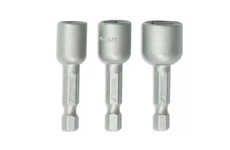 Dedra 18A09S1 Sada magnetických nástavců 3ks: 8,10,13x48mm, 1/4''