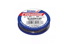Dedra 31L61005 PÁJKA s tavidlem, 1.0mm, 50g, 60%SN, Pb40Sn61