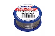 Dedra 31L61010 PÁJKA s tavidlem, ,1.0mm, 100g, 60%SN, Pb40Sn61