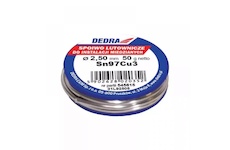 Dedra 31L92505 Pájka, 2,5mm 50g 97%SN SN97Cu3