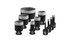 Dedra DED1592SZ07 Sada diamantových korunek 6,8,10,12,20,28,35,40,45,68mm