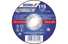 Dedra F13311 115x1,0x22,2 kotouč na řezání nerezové oceli Inox