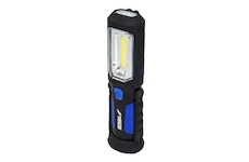 Dedra L1022 Nabíjecí svítilna 3 W COB LED + 1 W LED, USB adaptér na 230 V a 12 V