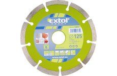 EXTOL CRAFT 108811 kotouč diamantový řezný segmentový - suché řezání, O 115x22,2x2mm