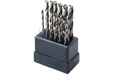 EXTOL CRAFT 11190 vrtáky do kovu, sada 19ks, O 1-10mm, HSS