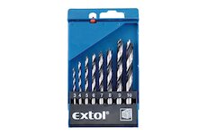EXTOL CRAFT 1142 vrtáky do dřeva, sada 8ks, O 3-10mm, leštěné
