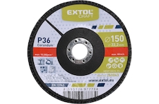 EXTOL CRAFT 260043 kotouč lamelový šikmý korundový, P36, O 150mm