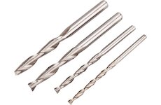 EXTOL CRAFT 408010B frézy stopkové, sada 4ks, 3,2-4-6-6,3mm, HSS6542