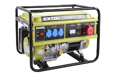 EXTOL CRAFT 421011 elektrocentrála benzínová, 13HP/5,5kW (400V) 3x1,8kW (230V)