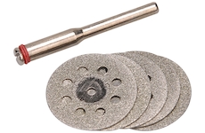 EXTOL CRAFT 73421 kotouče diamantové, na přímou brusku, sada 6ks