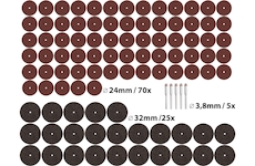 EXTOL CRAFT 903762 kotouče řezné, sada 100ks
