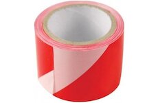 EXTOL CRAFT 9566 páska výstražná červeno-bílá, 75mm x 250m, PE