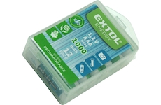 EXTOL ENERGY 42062 baterie nabíjecí, 12ks, AAA (HR03), 1,2V, 1000mAh, NiMh