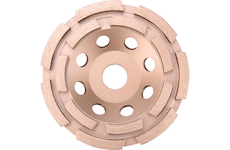 EXTOL INDUSTRIAL 8703122 kotouč diamantový brusný dvouřadý, O 125x22,2mm