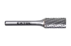EXTOL INDUSTRIAL 8703715 fréza karbidová, válcová s čelním ozubením, pr.12x25mm/stopka 6mm,sek střední (double-cut)