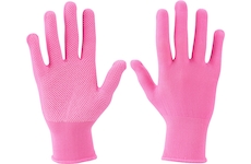 EXTOL LADY 99719 rukavice z polyesteru s PVC terčíky na dlani, velikost 7