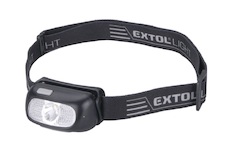 EXTOL LIGHT 43181 čelovka 130lm CREE XPG, USB nabíjení, dosvit 40m, 5W CREE XPG LED