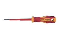 EXTOL PREMIUM 53073 šroubovák elektrikářský, (-)2,5x80mm, VDE, CrV