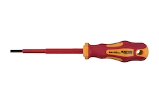 EXTOL PREMIUM 53074 šroubovák elektrikářský, (-)4x100mm, VDE, CrV