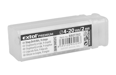 EXTOL PREMIUM 8801162 vrták stupňovitý, O 4-20mm, HSS-M2