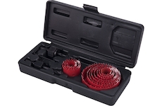 EXTOL PREMIUM 8801606 vrtáky vykružovací korunkové, 12průměrů O 19-76mm