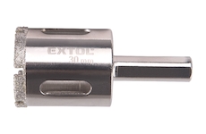 EXTOL PREMIUM 8801987 korunka vykružovací diamantová na sklo a keramiku, O 30mm