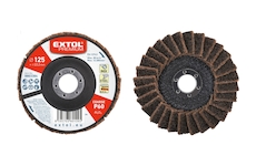 EXTOL PREMIUM 8803384 kotouč lamelový šikmý z brusného korundového rouna, O 125mm, P60-hrubý