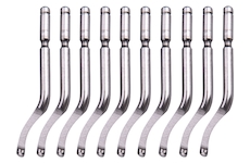 EXTOL PREMIUM 8803682 náhradní čepele 10ks k odhrotovači 8803680, dřík 3,2mm +10ks náhradních čepelí, HSS M35 (5% Co)