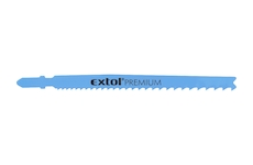 EXTOL PREMIUM 8805208 plátky do přímočaré pily 5ks, 132x1mm, Bi-metal