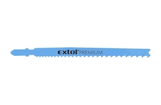 EXTOL PREMIUM 8805208 plátky do přímočaré pily 5ks, 132x1mm, Bi-metal