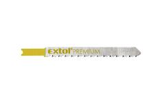 EXTOL PREMIUM 8805501 plátky do přímočaré pily 5ks, 75x2,5mm, HCS