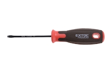 EXTOL PREMIUM 8819263 šroubovák plochý SUPERGRIP, (-) 3x75mm, CrV