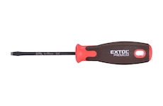 EXTOL PREMIUM 8819264 šroubovák plochý SUPERGRIP, (-) 4x75mm, CrV
