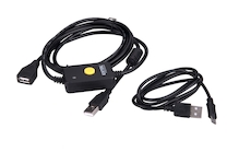 EXTOL PREMIUM 8825221A kabel pro přenos dat k posuvkám 8825221 a 8825224, USB (m) - (vstup i výstup), délka 2,8m