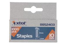 EXTOL PREMIUM 8852403 hřebíky, balení 1000ks, 10mm, 2,0x0,52x1,2mm