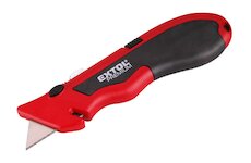 EXTOL PREMIUM 8855001 nůž kovový s výměnným břitem, 19mm, 4ks náhradních břitů