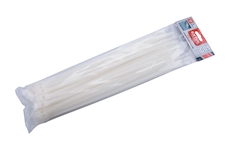 EXTOL PREMIUM 8856228 pásky stahovací na kabely EXTRA, bílé, 370x7,6mm, 50ks, nylon PA66