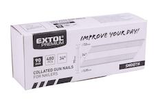 EXTOL PREMIUM 8862608 hřebík nastřelovací, 480ks, 90mm, 3,05mm, hladký