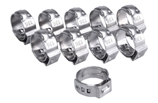 EXTOL PREMIUM 8865171 spona na hadici, 10ks, 13,8mm, INOX