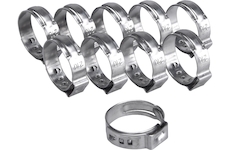 EXTOL PREMIUM 8865178 spona na hadici, 10ks,  21mm, INOX