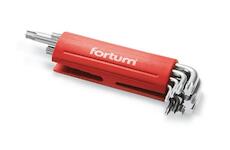 FORTUM 4710300 L-klíče TORX, sada 9ks, 10-50