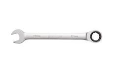 FORTUM 4720118 klíč ráčnový očkoplochý, 72 zubů, 18mm, L 235mm, CrV/S2