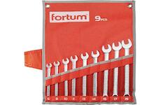 FORTUM 4730202 klíče očkoploché, sada 9ks, 6-19mm