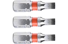 FORTUM 4741104 hrot plochý sada 3ks, 4x25mm, S2