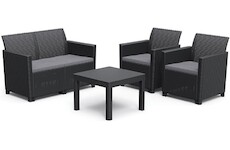 Keter CLAIRE 2 SEATERS SOFA set  - grafit 252643