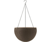 Keter květináč HANGING SPHERE hnědý 229544